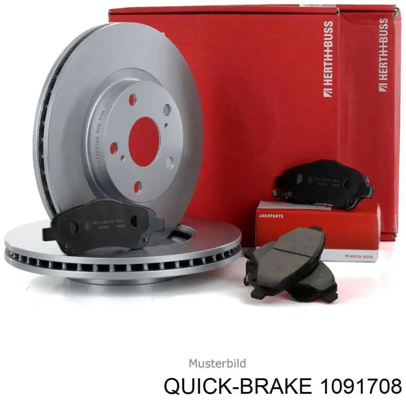 Kit de molas de fixação de sapatas de disco dianteiras Quick Brake 1091708 preço, a partir de 8,42 USD