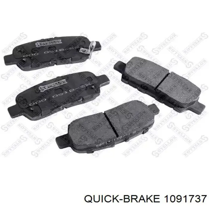 Kit de molas de fixação de sapatas de disco traseiras Quick Brake 1091737 preço, a partir de 7,78 USD