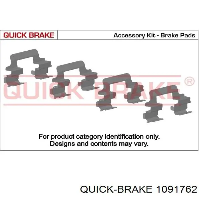 Kit de molas de fixação de sapatas de disco dianteiras Quick Brake 1091762 preço, a partir de 6,09 USD