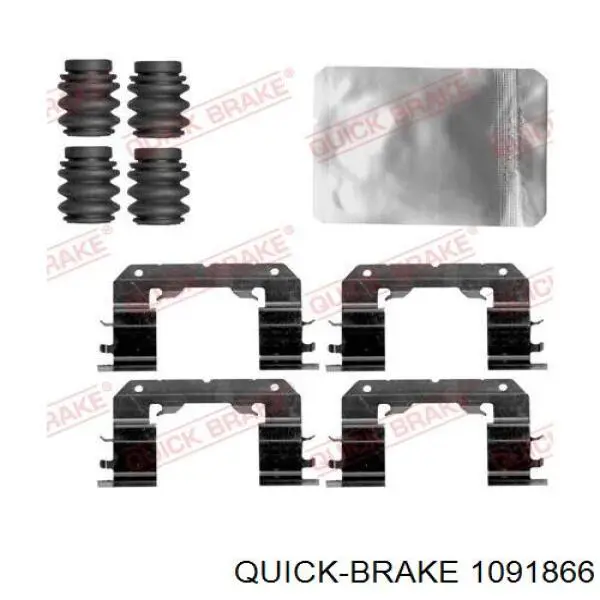 1091866 Quick Brake Kit de molas de fixação de sapatas de disco dianteiras