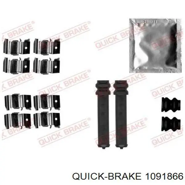Kit de molas de fixação de sapatas de disco dianteiras Quick Brake 1091866 preço, a partir de 17,56 USD
