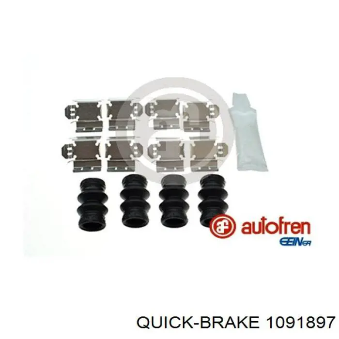 68192438AA Chrysler Kit de molas de fixação de sapatas de disco traseiras