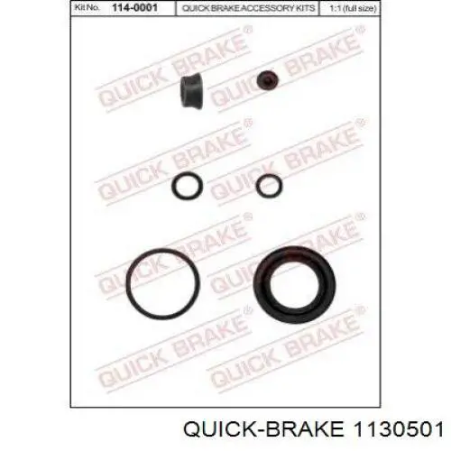 Compre 1130501 Quick Brake Fechadura de mola de suporte
