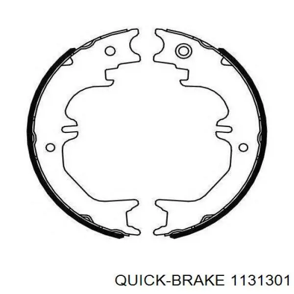 Compre 1131301 Quick Brake Kit de reparação de suporte do freio dianteiro