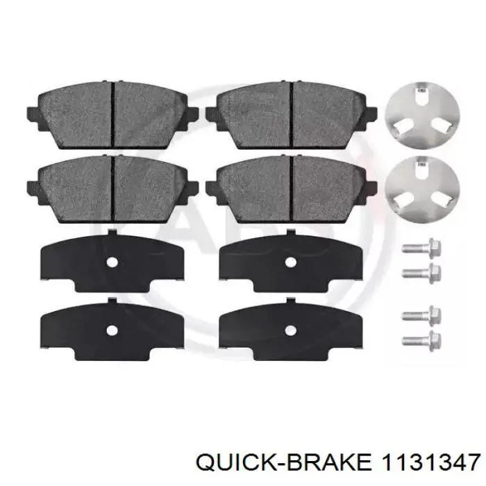 Compre 1131347 Quick Brake Kit de reparação de suporte do freio dianteiro