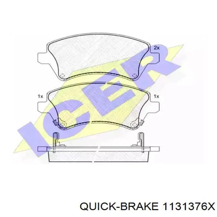 Compre 1131376X Quick Brake Kit de reparação de suporte do freio dianteiro