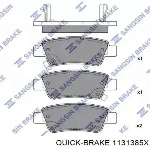 Compre 1131385X Quick Brake Kit de reparação de suporte do freio traseiro