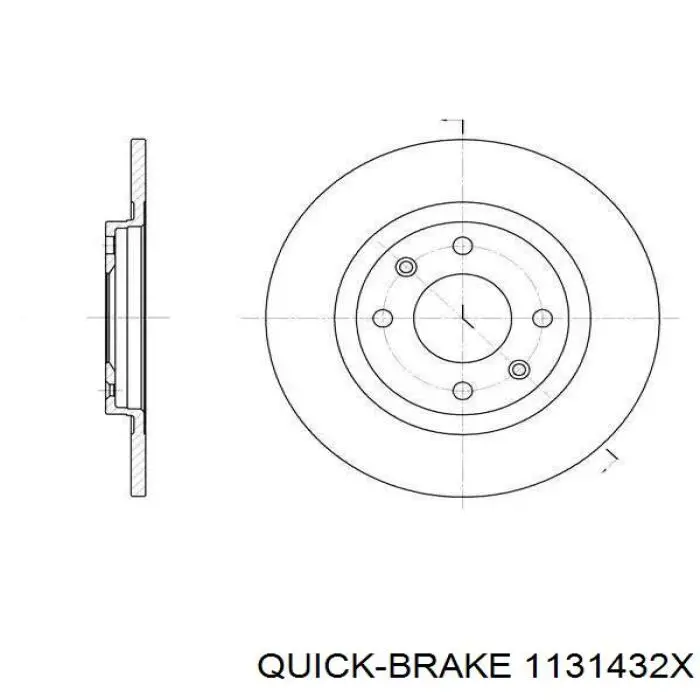 Compre 1131432X Quick Brake Kit de reparação de suporte do freio dianteiro