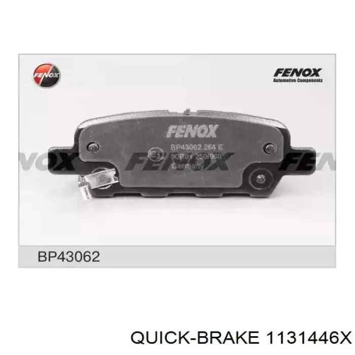 Compre 1131446X Quick Brake Guia superior de suporte traseiro