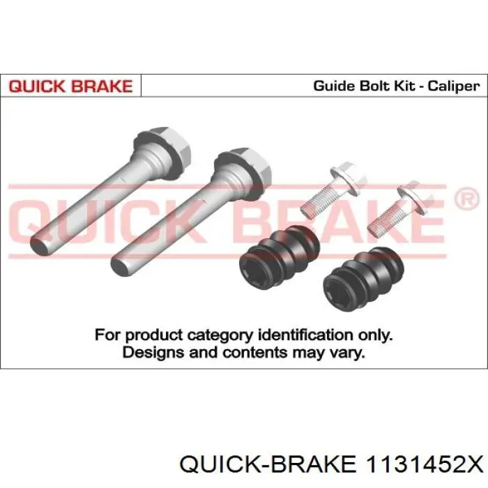 1131452X Quick Brake Guia de suporte traseiro
