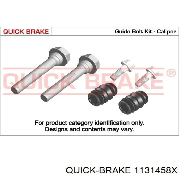 1131458X Quick Brake Kit de reparação de suporte do freio dianteiro