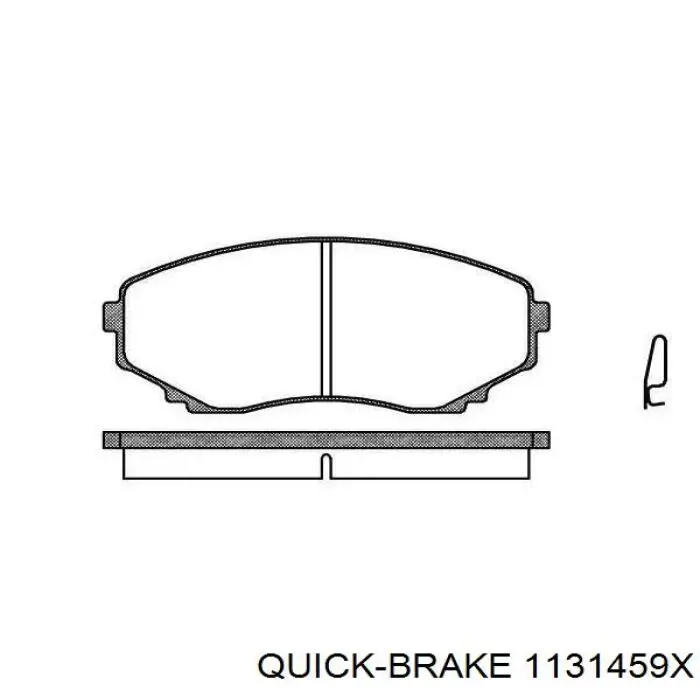 Compre 1131459X Quick Brake Kit de reparação de suporte do freio dianteiro