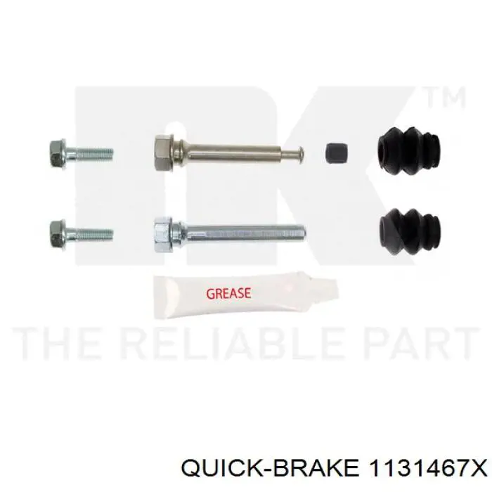 1131467X Quick Brake Guia de suporte dianteiro
