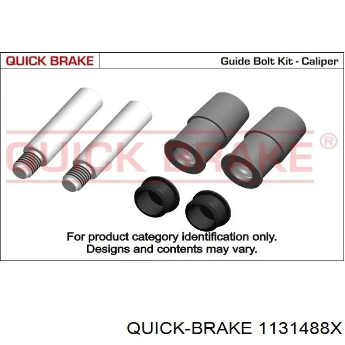 1131488X Quick Brake Kit de reparação de suporte do freio dianteiro