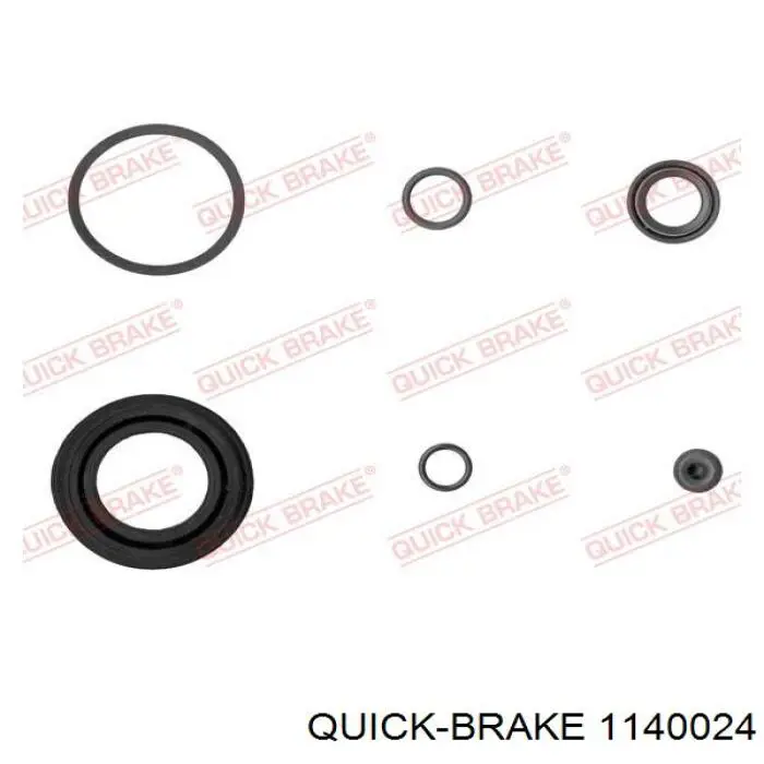 1140024 Quick Brake Kit de reparação de suporte do freio traseiro