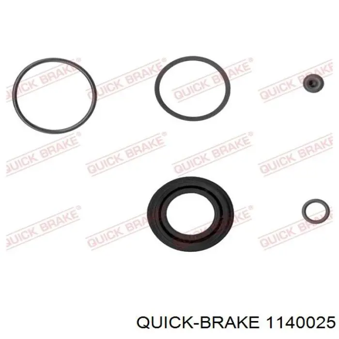1140025 Quick Brake Kit de reparação de suporte do freio traseiro