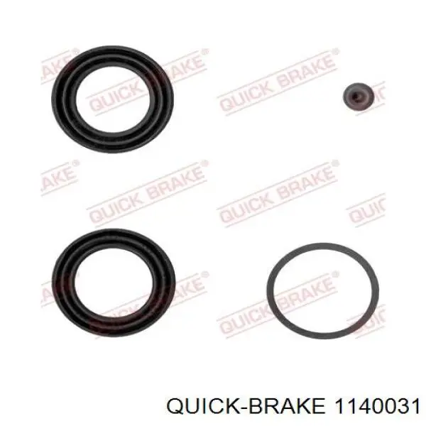 1140031 Quick Brake Kit de reparação de suporte do freio traseiro