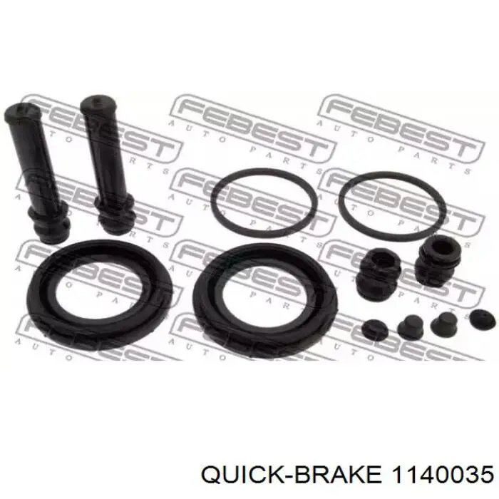 1140035 Quick Brake Kit de reparação de suporte do freio dianteiro
