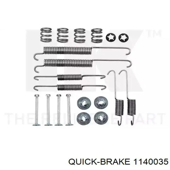 Kit de reparação de suporte do freio dianteiro Quick Brake 1140035 preço, a partir de 7,26 USD