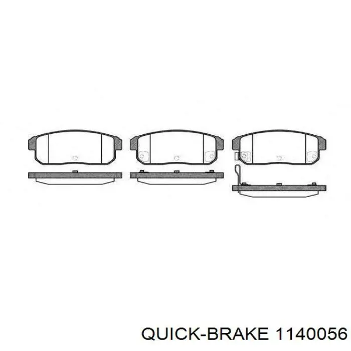 Kit de reparação de suporte do freio dianteiro Quick Brake 1140056 preço, a partir de 7,84 USD