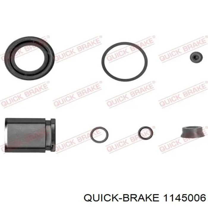 1145006 Quick Brake Kit de reparação de suporte do freio traseiro
