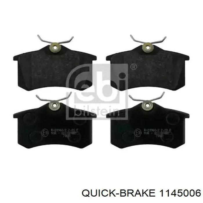 Compre 1145006 Quick Brake Kit de reparação de suporte do freio traseiro