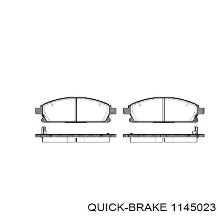 Kit de reparação de suporte do freio dianteiro Quick Brake 1145023 preço, a partir de 24,05 USD
