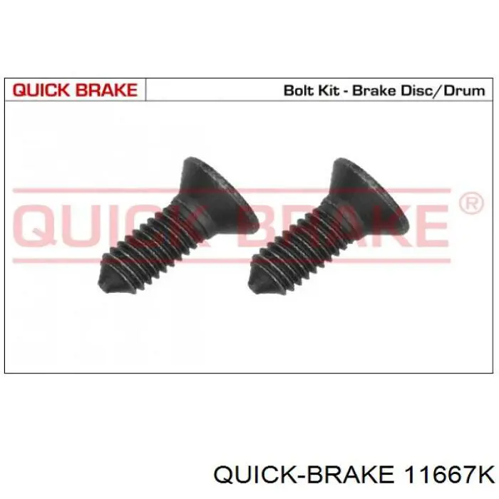 Parafuso (porca) de fixação Quick Brake 11667K preço, a partir de 1,32 USD