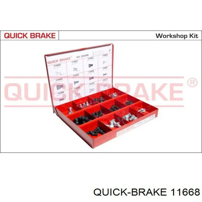 11668 Quick Brake Parafuso do freio de disco