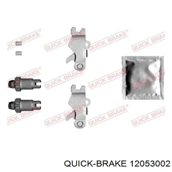 12053002 Quick Brake Mecanismo de aproximação (de auto-aproximação) das sapatas de tambor (kit de reparação levadiça)