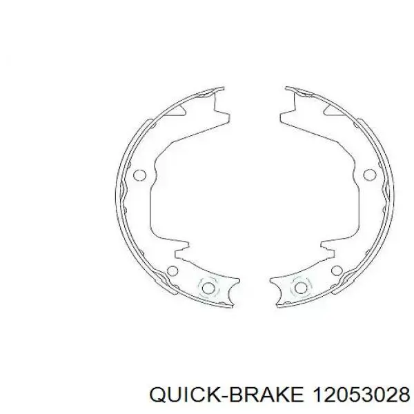 12053028 Quick Brake Regulador do freio de tambor traseiro