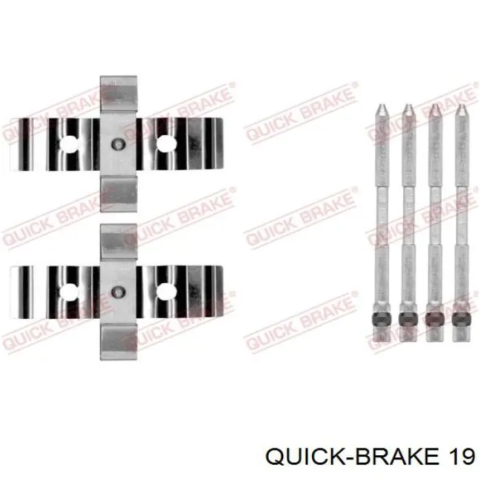 Tubo de ligação de bombeio de suporte do freio dianteiro 19 Quick Brake