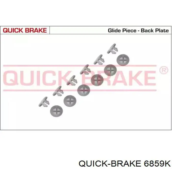 Kit de reparação dos freios traseiros Quick Brake 6859K preço, a partir de 5,16 USD