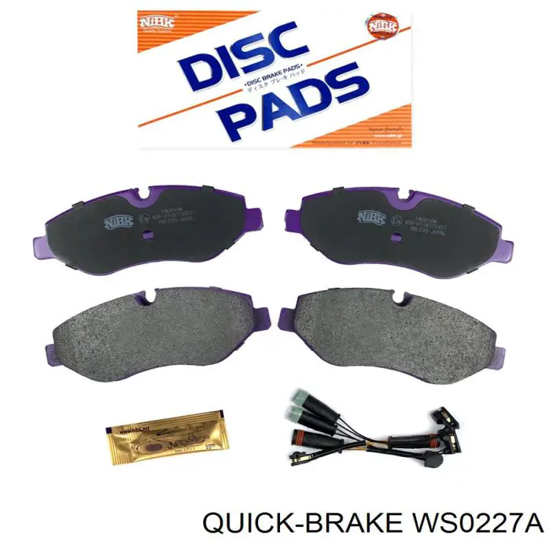 Compre WS0227A Quick Brake Sensor dianteiro de desgaste das sapatas do freio