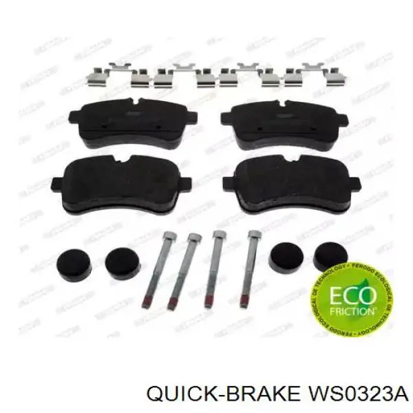 Sensor dianteiro de desgaste das sapatas do freio Quick Brake WS0323A preço, a partir de 8,35 USD
