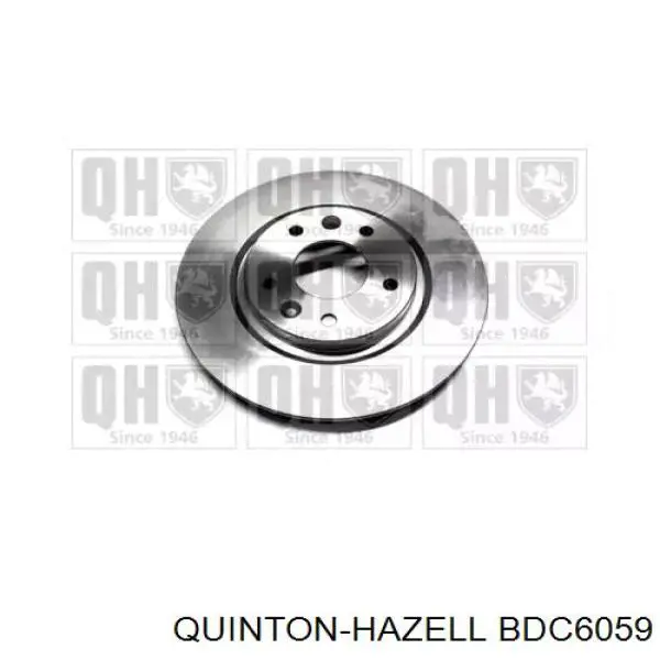 BDC6059 QUINTON HAZELL Disco do freio dianteiro