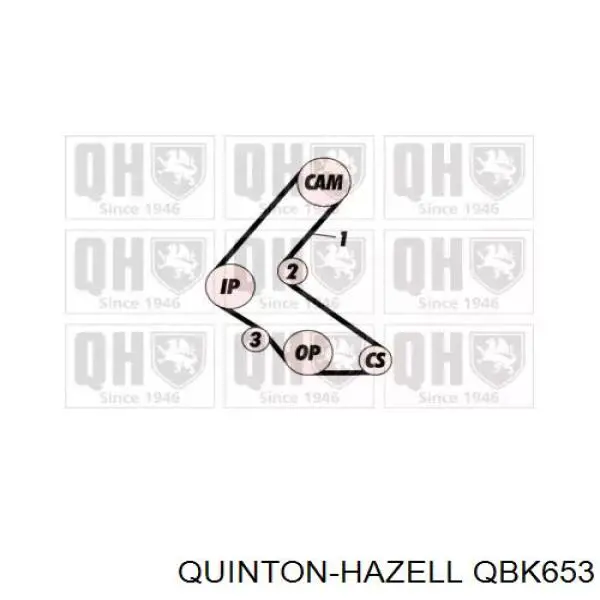 TBK502811 Open Parts Correia do mecanismo de distribuição de gás, kit