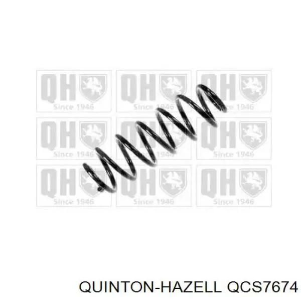 QCS7674 QUINTON HAZELL Mola traseira