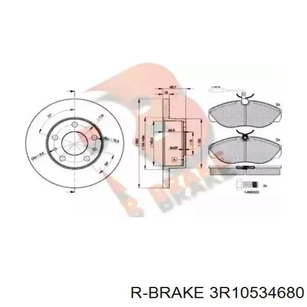Disco do freio dianteiro Brembo DP23014 preço, a partir de 71,83 USD