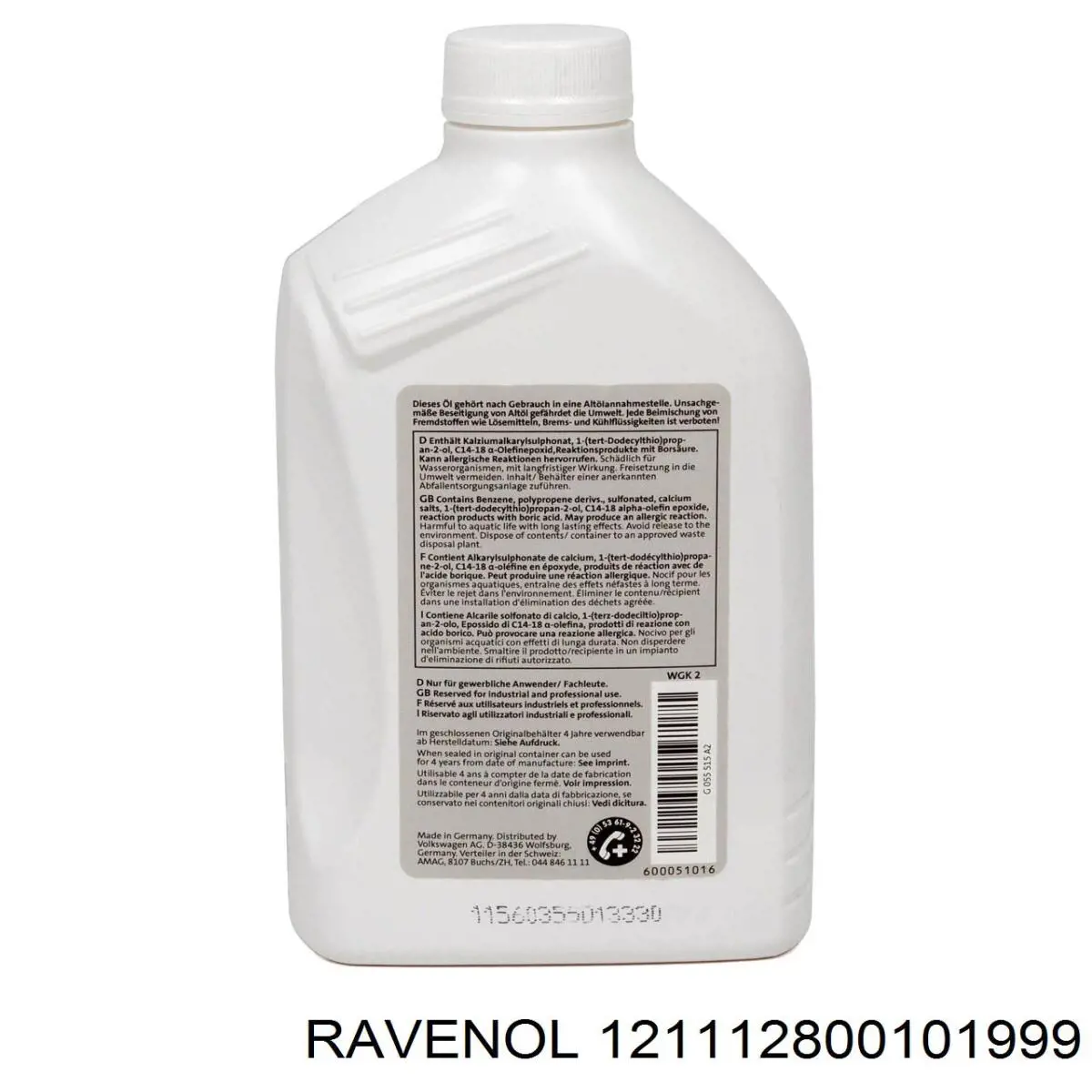 121112800101999 Ravenol Óleo de transmissão
