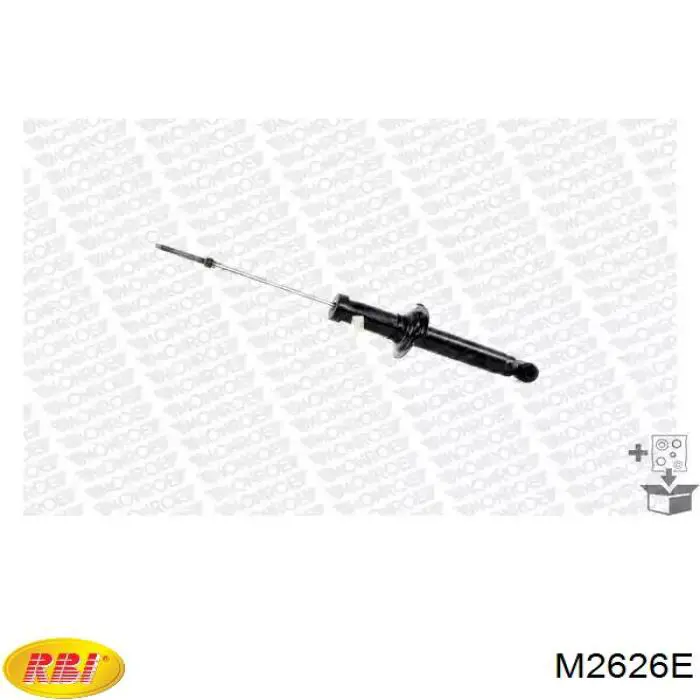  Bloco silencioso de amortecedor traseiro Mitsubishi Lancer V sedan (CB, CD, CE) (1991 - 1996) V