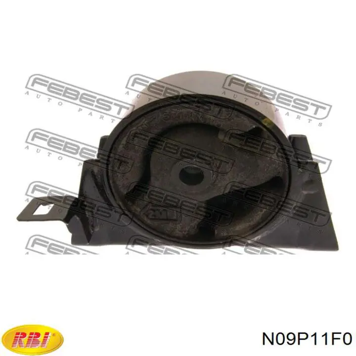 Coxim (suporte) dianteiro de motor (bloco silencioso) RBI N09P11F0