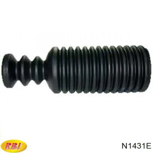 N1431E RBI Pára-choque (grade de proteção) de amortecedor traseiro + bota de proteção