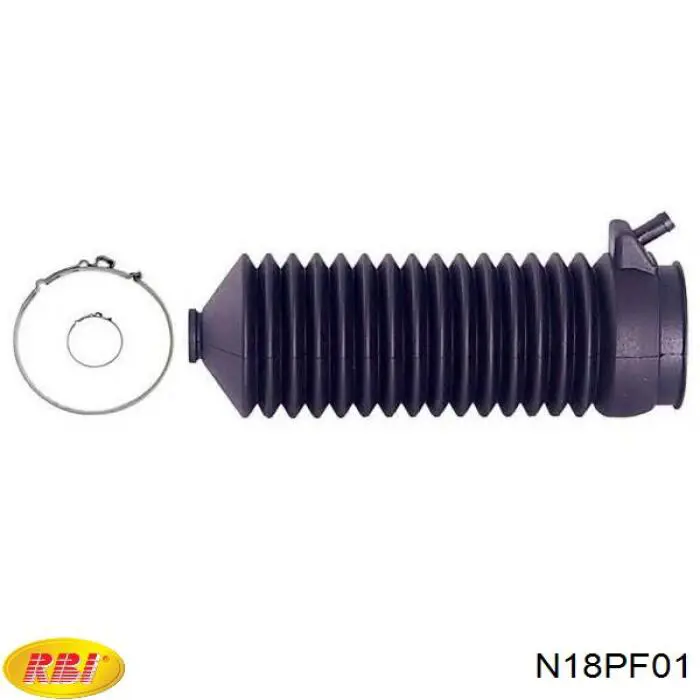 Bota de proteção do mecanismo de direção (de cremalheira) para Nissan Pathfinder  R50