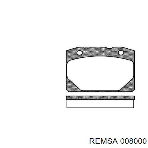 Sapatas do freio dianteiras de disco Remsa 008000 preço, a partir de 27,77 USD