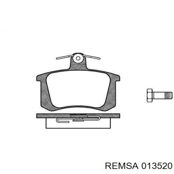 Sapatas do freio traseiras de disco Remsa 013520 preço, a partir de 20,03 USD