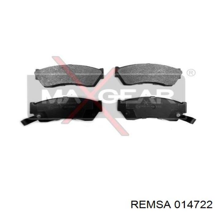 Compre 014722 Remsa Sapatas do freio dianteiras de disco