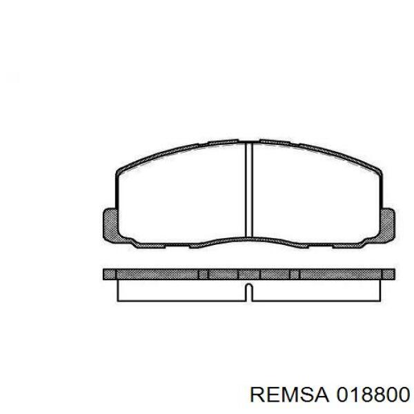 Sapatas do freio dianteiras de disco Remsa 018800 preço, a partir de 24,13 USD