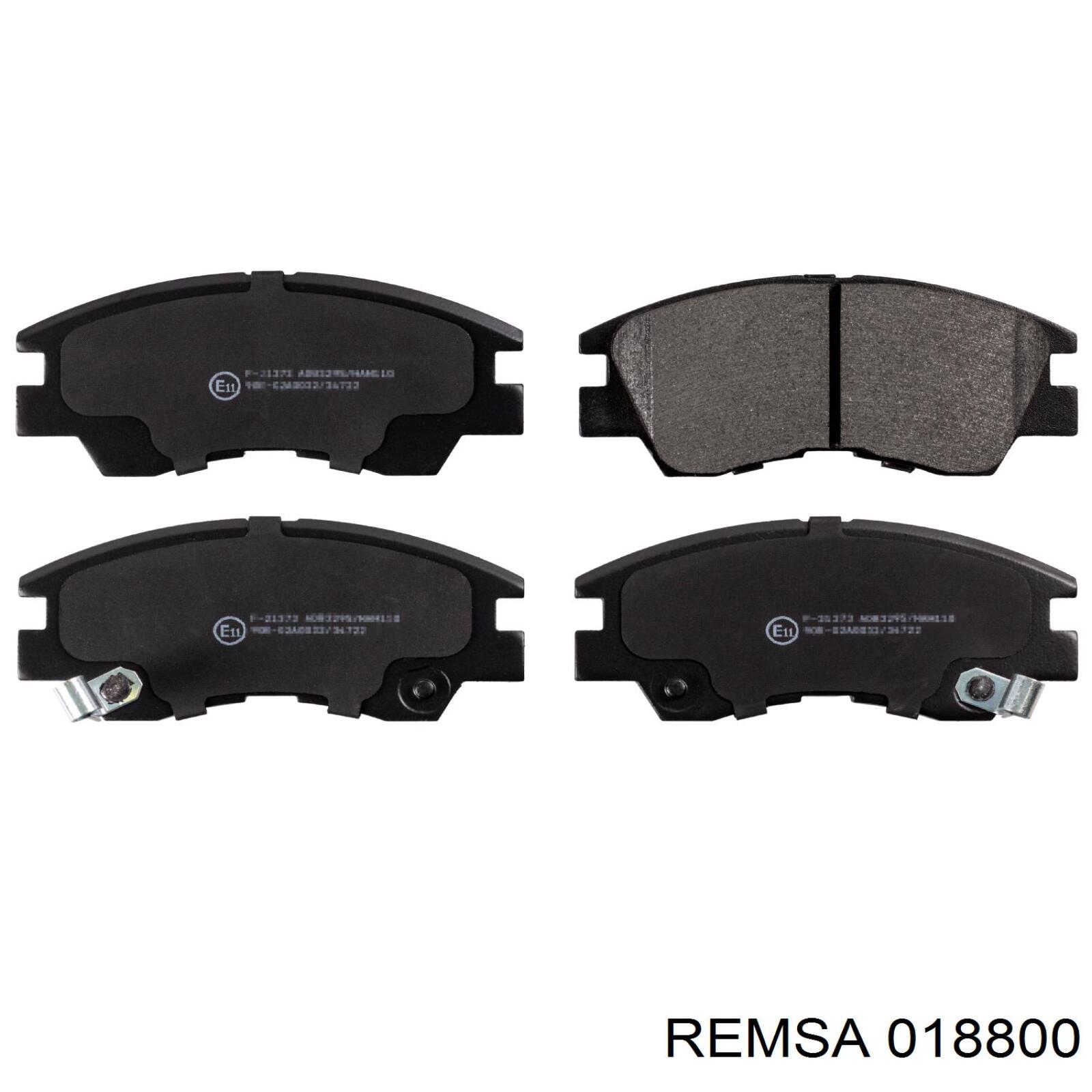 Compre 018800 Remsa Sapatas do freio dianteiras de disco