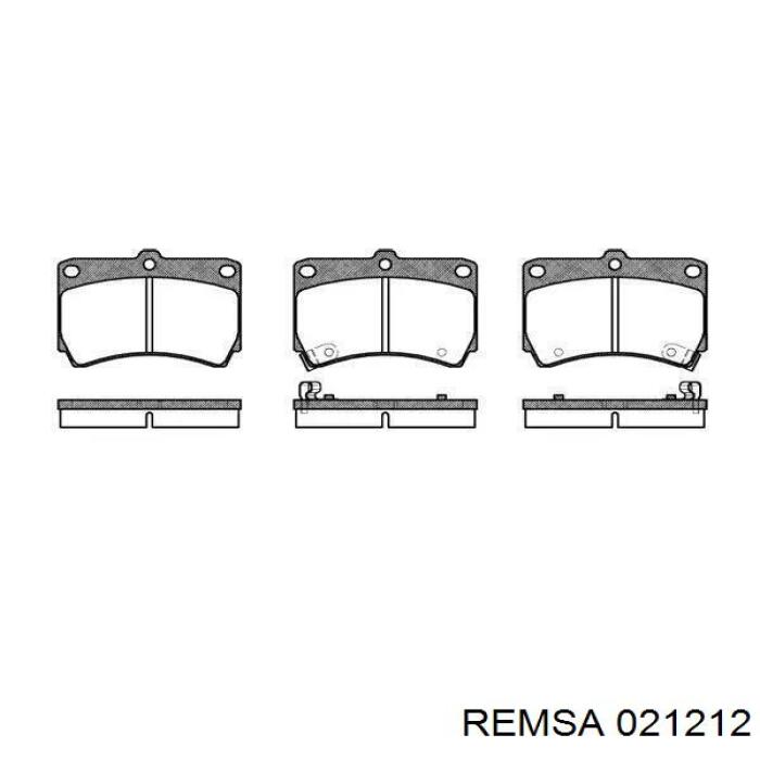 Sapatas do freio dianteiras de disco Remsa 021212 preço, a partir de 22,75 USD